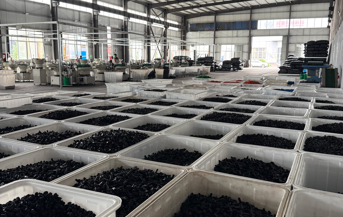 Irrigation component stock bins
