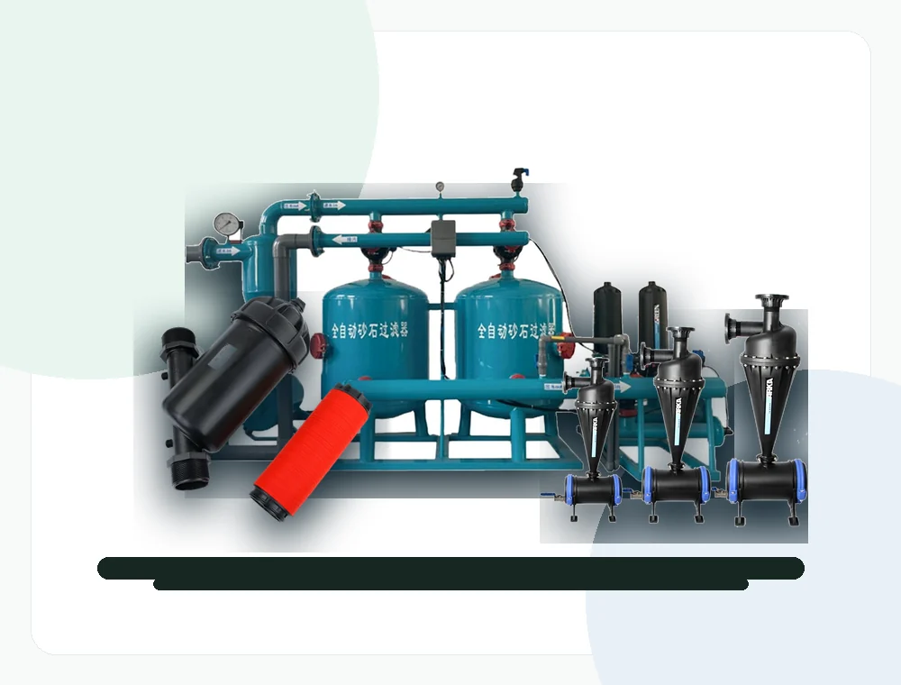 Irrigation filtration systems