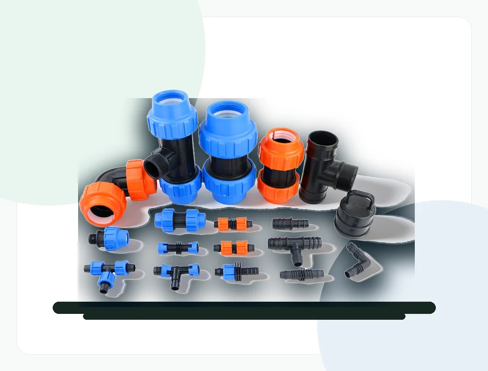 Irrigation fittings and connectors
